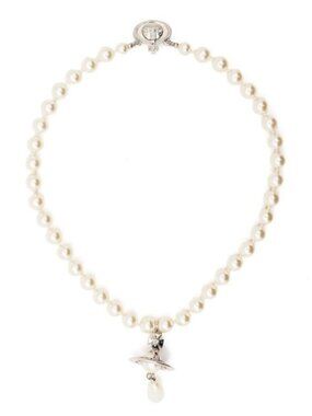 Vivienne Westwood Faux-pearl orb pendant choker